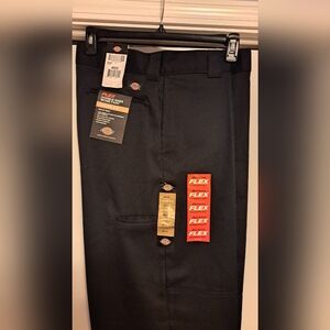 Genuine Dickies Flex Fit Work Pants Mens 40x32 Black loose fit NWT